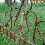 Curved wooden headboard