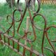Curved wooden headboard
