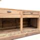 Very large pine trade counter, circa 1920.