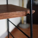Etagère en bois et métal