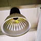 Black and metal industrial hanging lamp