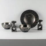 Olav Joa brutalist bowl made of cast steel