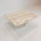 Italian travertine coffee table, 1980's