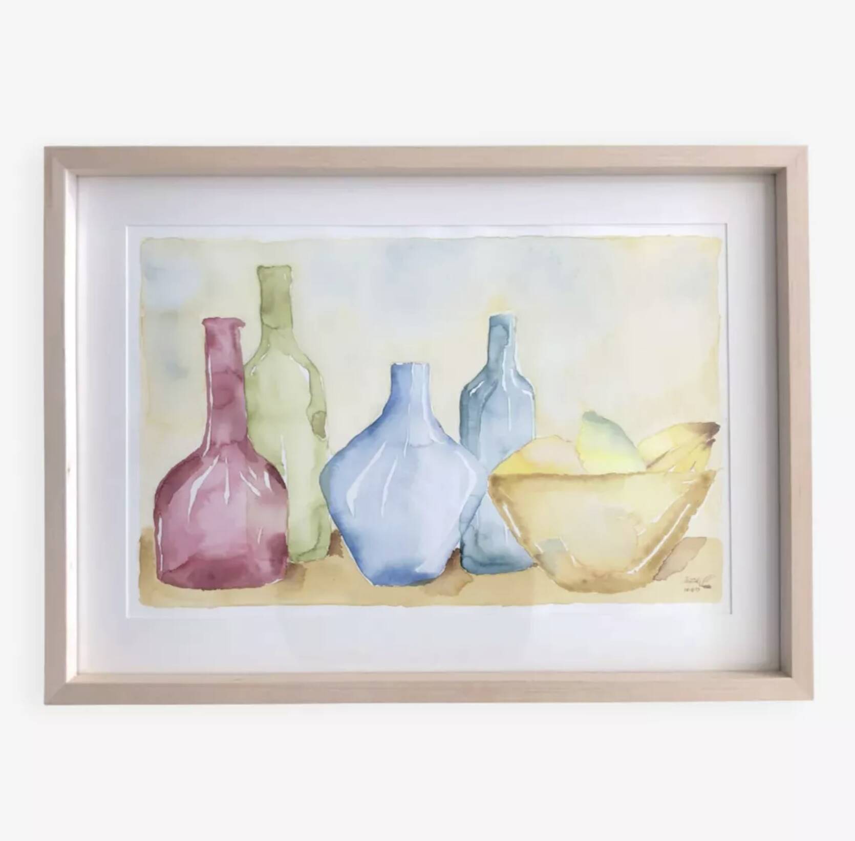 Watercolour post-impressionist, Germany, 1990s