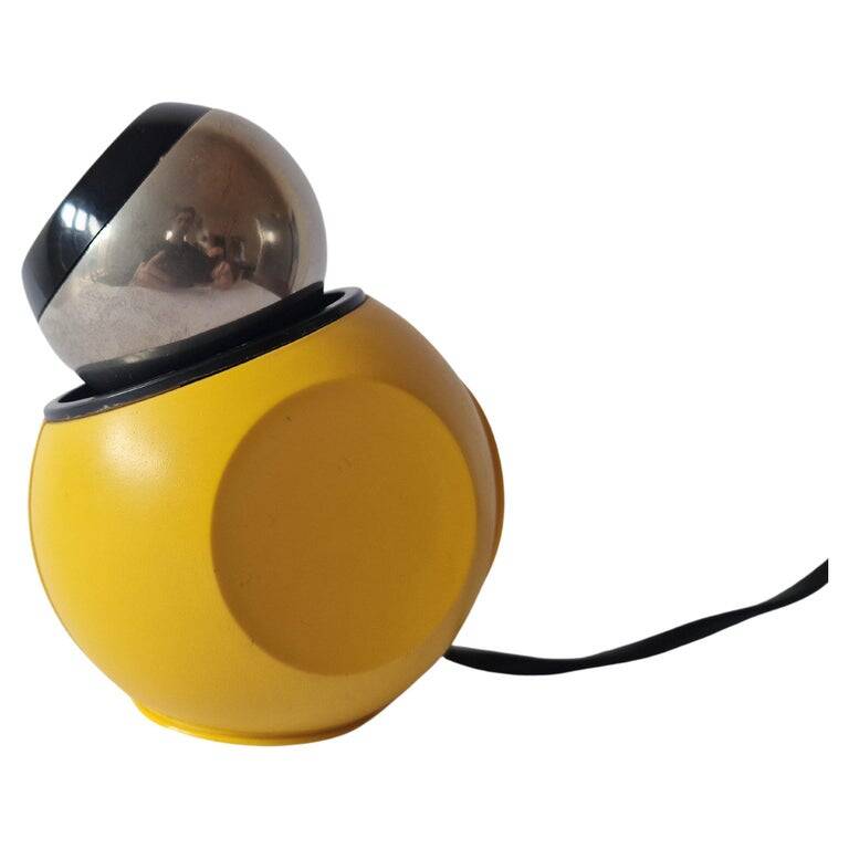 Rare Midcentury Table Magnetic Halogen Lamp AKA, Space Age, Germany, 1970s