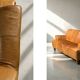 Canapé 3 places en cuir marron industriel vintage des années 1960, style mid-century modern