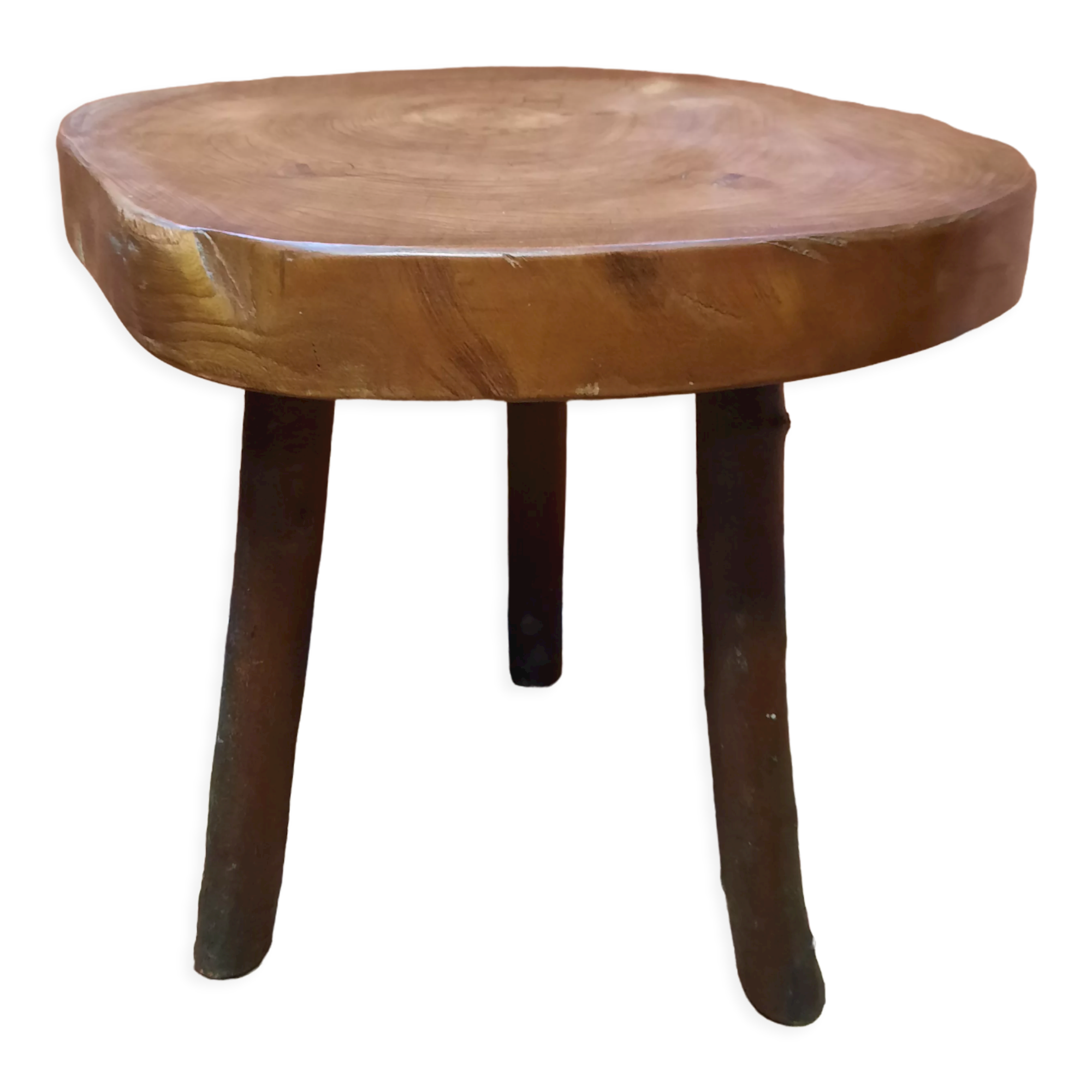Tree trunk coffee table