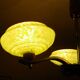 Lustre en opaline des années 1960