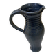Night Blue Stoneware Carafe – Signed "Belesta" (Artisan Craft)