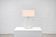 Lampe circulaire lucite vintage