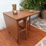 Scandinavian folding teak table