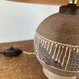 Art Deco glazed ceramic ball lamp, circa 1940