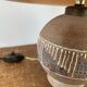 Art Deco glazed ceramic ball lamp, circa 1940