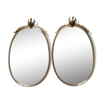 Pair of mirrors 40x65cm