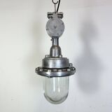 Industrial Soviet Aluminium Factory Pendant Lamp, 1960s