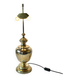 Large vintage brass lamp base - height: 75 cm