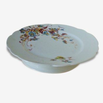 Plat à gâteaux en porcelaine 19ème