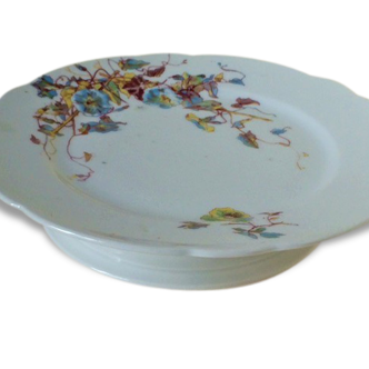 Plat à gâteaux en porcelaine 19ème