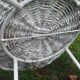 Pair of rattan basket chairs
