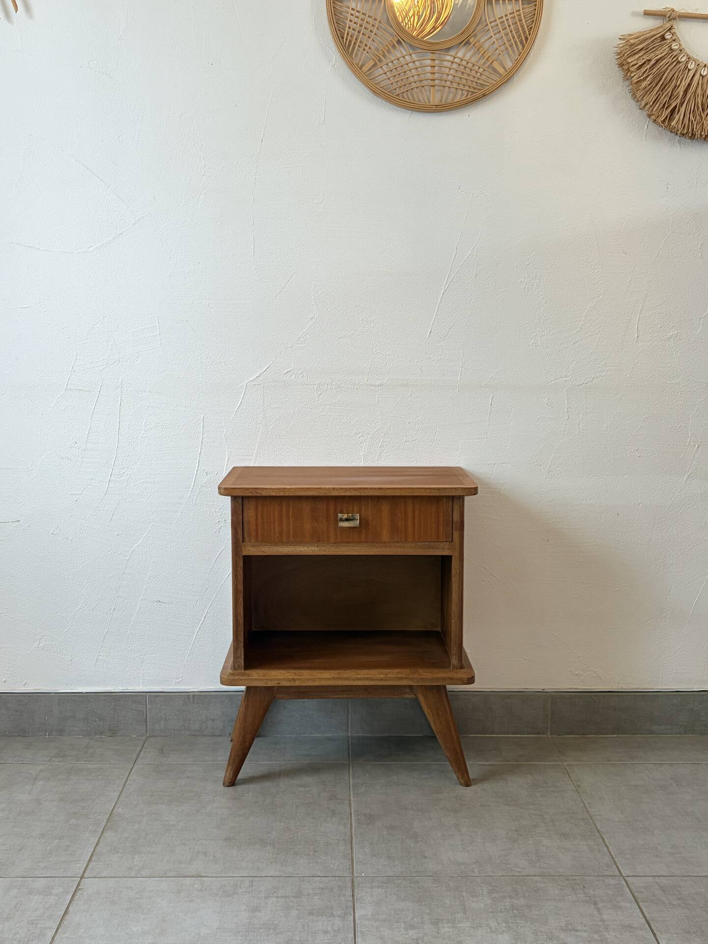 Scandinavian vintage bedside table