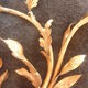 Orer brass flower sconce