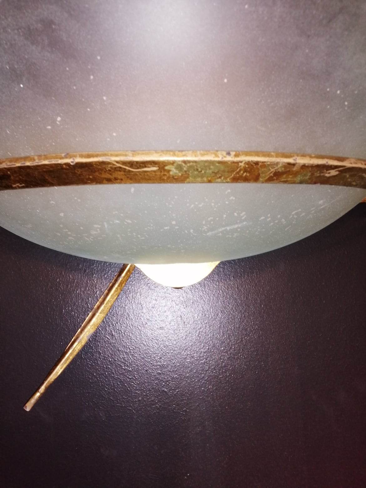 Pair of 70s wall lamps by malka