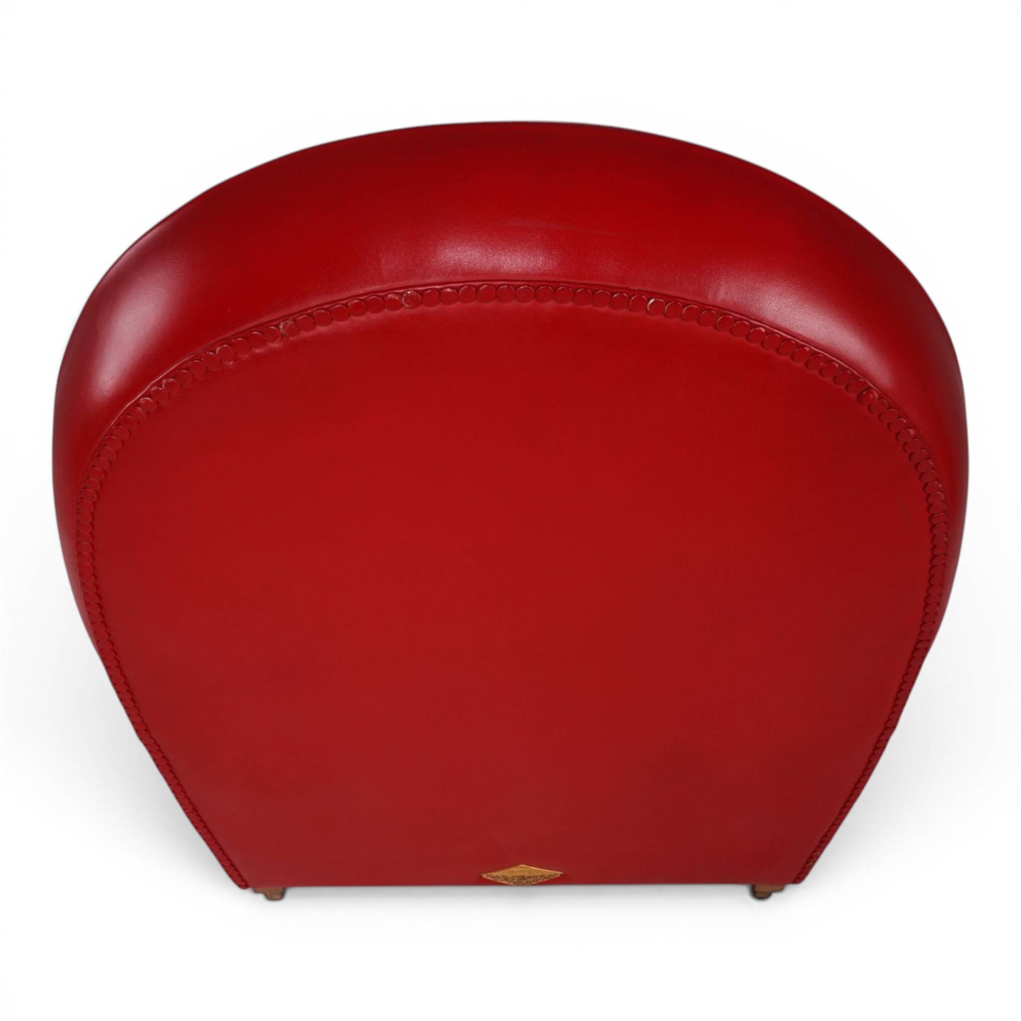 Poltrona Frau Vanity Fair Leather Armchair by Renzo Frau, 1990
