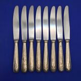 Set of 8 small silver-plated navy knives soh