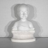 Children's bust in biscuit of limoges – early twentieth century