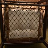 Rare set by JEAN GILLON, TIJUCA salon - 5 pieces - rosewood & leather