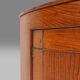 Meuble d'angle antique français avec façade en bois, ca. 1850