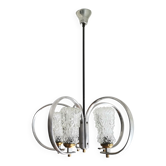 Lustre de plafond Sputnik vintage de l'ère spatiale