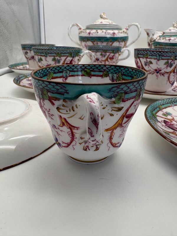 Service à café, Sarreguemines, Minton, 19ème