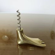 Carl Aubock, signed, necessary bar in gilded brass, Austria, 1950