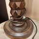 Lampe de table  en bois sculpté style Charles Dudoyout