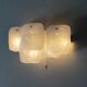 Pair of sconces JT Kalmar in iced glass