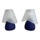 Paire de lampes champignon Murano
