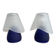 Pair of Murano mushroom lamps