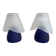 Pair of Murano mushroom lamps