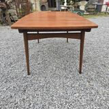 Scandinavian extendable table from the 60s in teak, 250cm L