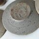 Set of three cups and saucers in pyrite stoneware - Charles Gaudry, Puisaye