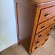 Vintage oak chest of drawers with oak veneer