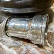 Silver-plated metal pepper mill by Christofle - early 20th century