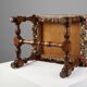 Early 20th Century Pair of Wood & Fabric French Footstools