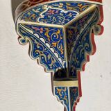 Etagère d'Angle Bois Peinte