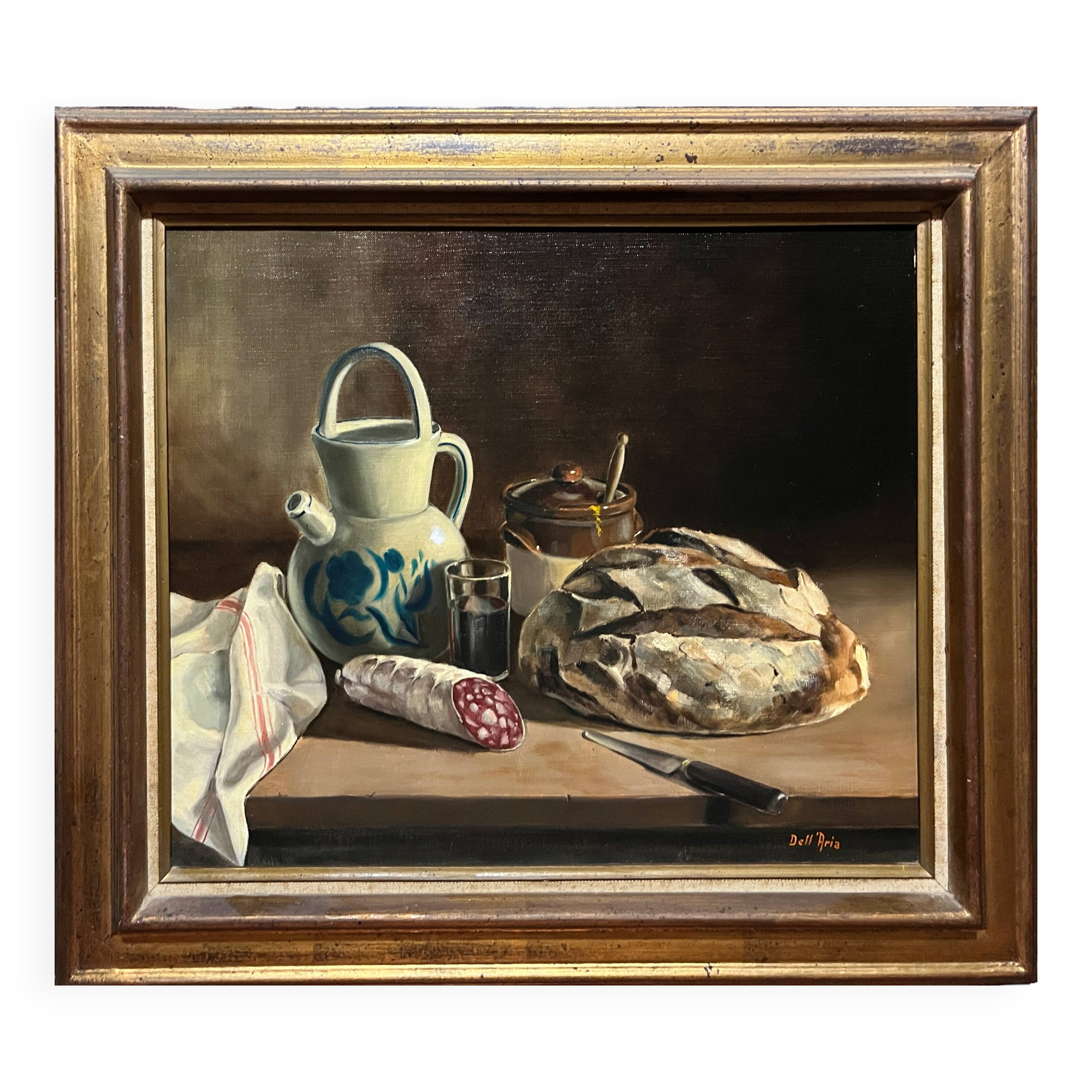 Tableau HST "Still Life: the Snack" by Dell'Aria (20th century)
