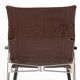 Fauteuil à bascule pliant en cuir design par Takeshi Nii, années 1950