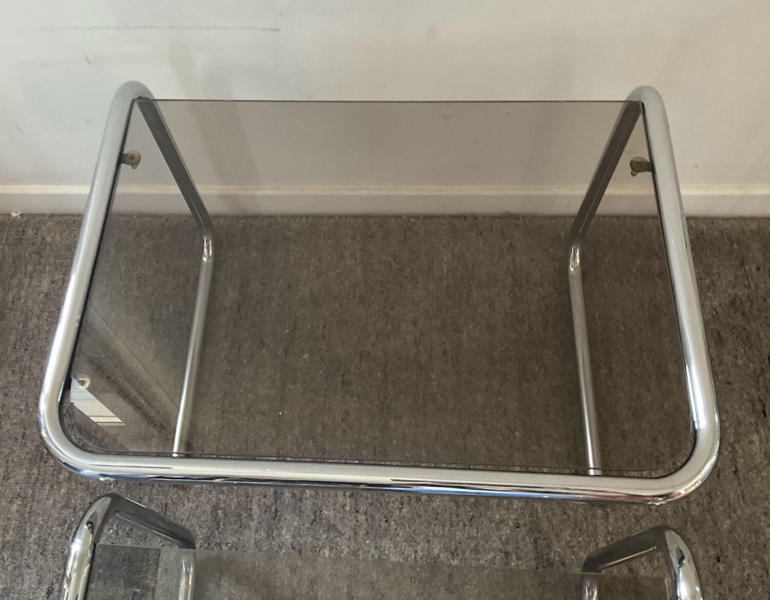 Series of 3 vintage nesting tables from the 60s and 70s