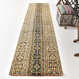 3x10 Rug For Kitchen Navy Blue Turkish Runner Rug, 82x303Cm SKU 24963