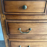 Magnificent varnished chest of drawers